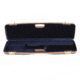 Negrini OU/SxS Deluxe Hunting Shotgun Case, Navy/Tobacco Leather/Navy Interior, 1605LX/5138