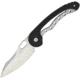 Nemesis Vertabrae Framelock Folding Knife, 3.5in Satin 9Cr13Comov SS Drop Point, Black G10 Handle, Thumb Pull, Pocket Clip, NK-20