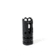 NEMO Arms Builder Muzzle Compensator, .223/5.56mm, 1/2x28TPI, Bead Blasted w/ Black Oxide, Black, NBS-556-Comp-T3S