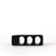 NEMO Arms Builder Series TC-1 Muzzle Brake, .30 Carbine/7.62mm, 5/8x24, Oxide, Black, NBP-30C-MB-TCS