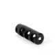NEMO Arms Builder Series TC-1 Muzzle Brake, .30 Carbine/7.62mm, 5/8x24, Oxide, Black, NBP-30C-MB-TCS