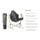 NEMO Equipment Stargaze EVO-X Folding Reclining Camp Chair, Goodnight Black, 811666036254