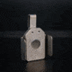 Neo Mag Tumbled Titanium - Regular Single Magnet, Large, EXtended, Tumbled Ti, CNM-TT-LX