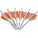 New Archery Products NAP Quikfletch Twister Fletch Rap 1208490, White/Orange, NAP-60-1001