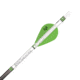 New Archery Products Quikfletch 2in Quikspin Bonecollector Edition Vanes, 100 Pack, White/Green/Green NAP-60-578