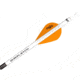 New Archery Products Quikfletch 2in Quikspin Vanes, Black Tube, 100 Pack, White/Orange/Orange, NAP-60-383