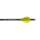 New Archery Products Quikfletch 2in Quikspin Vanes, Black Tube, 6 Pack, White/Yellow/Yellow NAP-60-744