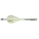 New Archery Products Quikfletch 2in Quikspin Vanes, Black Tube, 6 Pack, White/White/White, NAP-60-747