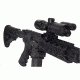 Firefield 1.5-5x Rifle Scope with Attached Green Laser FF13017