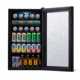 NewAir Can Freestanding Beverage Fridge - 126 Cans, Black, AB-1200B