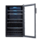 NewAir Can Freestanding Beverage Fridge - 126 Cans, Black / Stainless Steel, AB-1200
