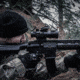 Newcon Optik NC 6x50 Red Dot Sight, 0.25 MOA Red/Green Rangefinding Reticle, Black, NC 6x50