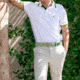 Nexbelt Braided Augusta Golf Belt, Green/White/Yellow, PCD9466