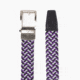 Nexbelt Braided Belt, Black/Purple/Grey, Up to 50 Waist, PCD1961