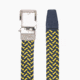 Nexbelt Braided Belt, Gold/Blue, Up to 50 Waist, PCD1893