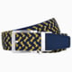 Nexbelt Braided Belt, Gold/Blue, Up to 50" Waist, PCD1893