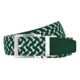 Nexbelt Braided Belt, Green/White, Up to 50" Waist, PCD1909
