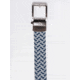 Nexbelt Braided Belt, Navy/Grey, Up to 50" Waist, PCD5068