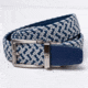 Nexbelt Braided Belt, Navy/Grey, Up to 50" Waist, PCD5068