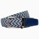 Nexbelt Braided Belt, Navy/Grey, Up to 50" Waist, PCD5068