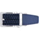 Nexbelt Braided Belt, Navy, Up to 50 Waist, PCD4832