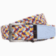 Nexbelt Braided Belt, Rainbow, Up to 50" Waist, PCD4771