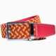 Nexbelt Braided Belt, Red/Gold, Up to 50" Waist, PCD2616