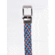 Nexbelt Braided Belt, Red/Grey/Blue, Up to 50" Waist, PCD4788