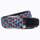 Nexbelt Braided Belt, Red/Grey/Blue, Up to 50" Waist, PCD4788