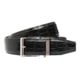 Nexbelt Crocodile Belt, Black, Up to 50" Waist, PCU1312