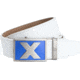 Nexbelt Fast Eddie Lucky X Factor Buckle, Pewter/Blue, BGX7486