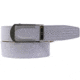 Nexbelt Smooth USA Flag Tip Debossed Dress Belt, Non-EDC, White, PCH6243