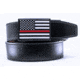 Nexbelt Thin Red Line Classic EDC Gun Belt, Black, 1.38in, PCS0920