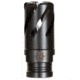 Next Level Armament Hi Helix Flash Hider 1/2x28, 9mm, Black, NLX725