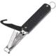 NexTool Multi-Function Keychain Knife Folding Knife, Black, Black aluminum handle, KT5026B