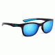 NFL Wayfarer Carolina Panthers Progressive Prescription Sunglasses, Matte Black Frame, 622088T05PR