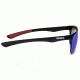 NFL Wayfarer New England Patriots Progressive Prescription Sunglasses, Matte Black Frame, 622088T19PR