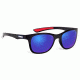 NFL Wayfarer New England Patriots Progressive Prescription Sunglasses, Matte Black Frame, 622088T19PR