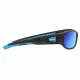NFL Zone Carolina Panthers Single Vision Prescription Sunglasses, Matte Black Frame, 655975T05SV