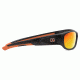 NFL Zone Cincinnati Bengals Single Vision Prescription Sunglasses, Matte Black Frame, 655975T07SV