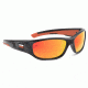 NFL Zone Cleveland Browns Single Vision Prescription Sunglasses, Matte Black Frame, 655975T08SV