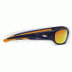 NFL Zone Denver Broncos Single Vision Prescription Sunglasses, Matte Dark Blue Frame, 655975T10SV