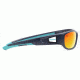 NFL Zone Miami Dolphins Single Vision Prescription Sunglasses, Matte Dark Blue Frame, 655975T17SV