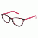 Nicole Miller Arden Single Vision Prescription Eyeglasses - Frame BERRY TORTOISE, Size 52/15mm NMARDEN03