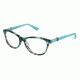 Nicole Miller Arden Single Vision Prescription Eyeglasses - Frame BLUE TORTOISE, Size 52/15mm NMARDEN02