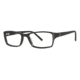 Nicole Miller Barrow Progressive Prescription Eyeglasses - Frame Matte Black/Black, Size 52/16mm NMBARROW01
