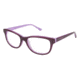 Nicole Miller Bijou Eyeglass Frames - Frame PURPLE / ORCHID, Size 51/16mm NMBIJOU03