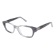 Nicole Miller Broome Single Vision Prescription Eyeglasses - Frame Black Fade, Size 50/16mm NMBROOME02