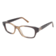 Nicole Miller Broome Single Vision Prescription Eyeglasses - Frame Golden Rod Fade, Size 50/16mm NMBROOME03