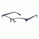 Nicole Miller Catherine Progressive Prescription Eyeglasses - Frame Matte Navy, Size 56/17mm NMCATHERINE01
